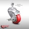 Service Caster 3.5 Inch SS Red Polyurethane Swivel 1/2 Inch Threaded Stem Caster with Brake SCC SCC-SSTS20S3514-PPUB-RED-TLB-121315 - alternate 1